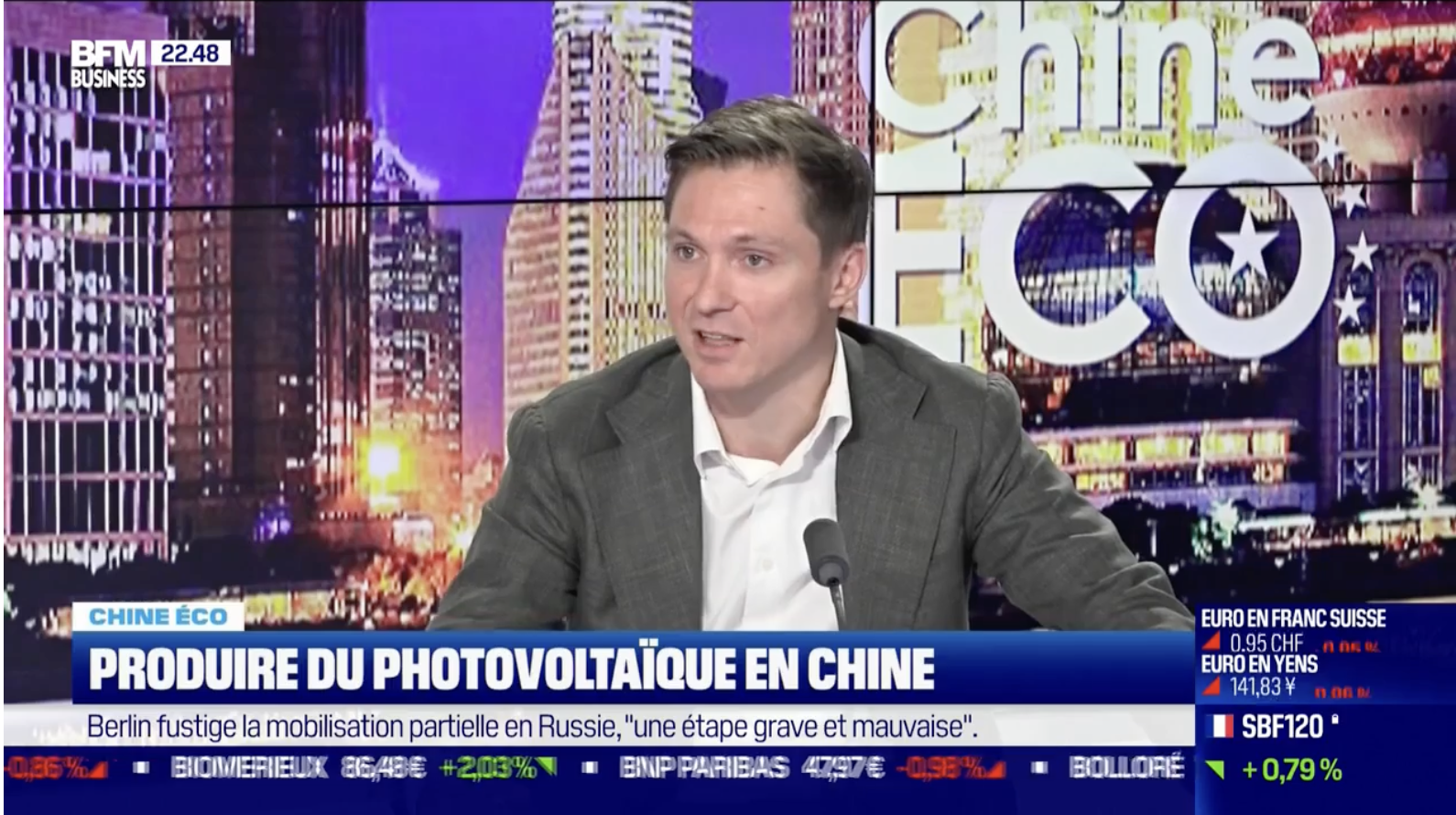 Nicolas Staub interviewé dans l’émission Chine Éco sur BFM Business