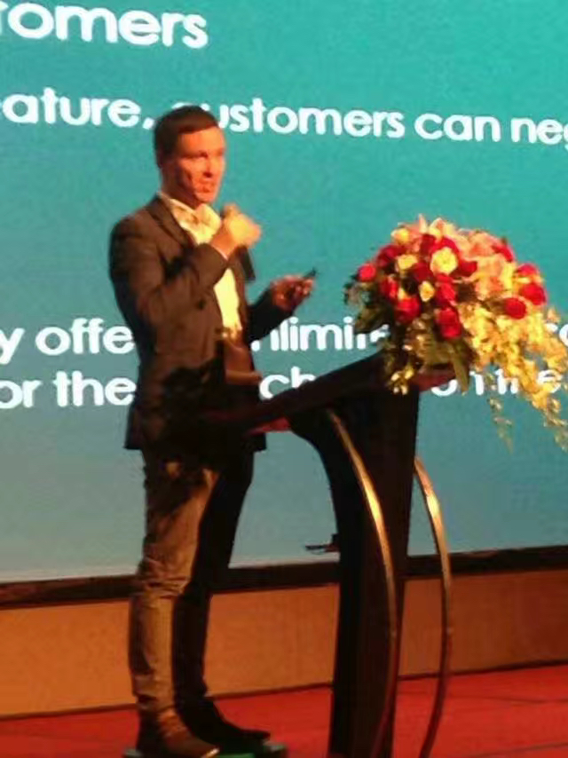 Nicolas Staub en conférence en Chine